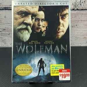 The Wolfman * Unrated Director's Cut [2010 DVD] Benicio Del Toro Anthony Hopkins